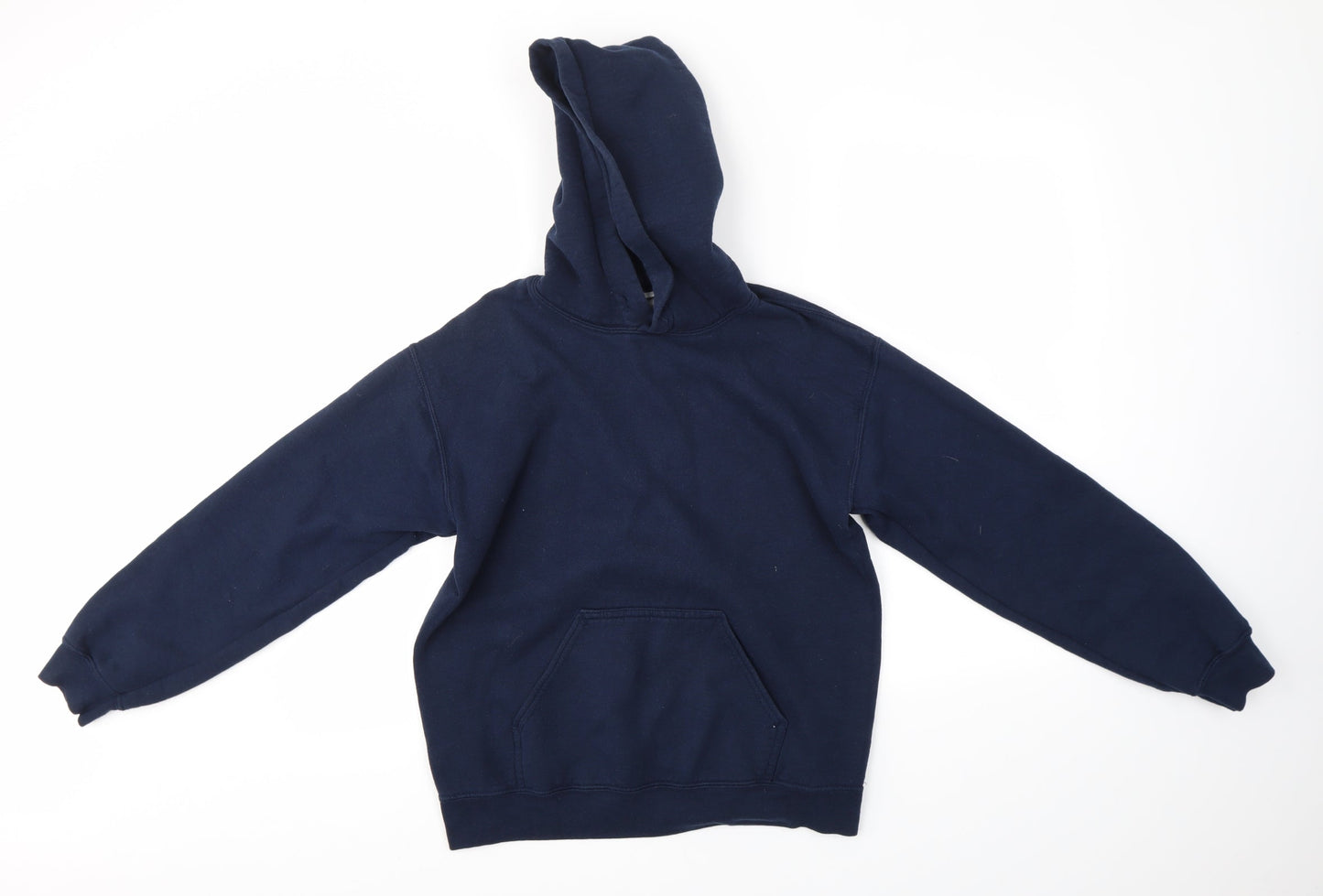 Mens UK Size S Gildan Blue Pullover Hoodie