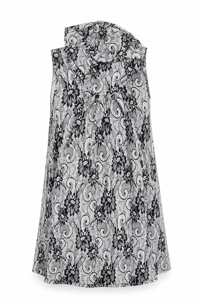 Front view of IZABEL London women’s multicoloured tank dress, size UK 14