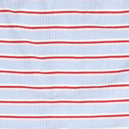 Womens UK Size 14 New Look Blue Basic Blouse