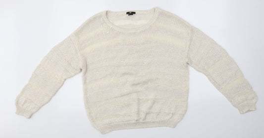Womens UK Size L H&M Ivory Pullover Jumper