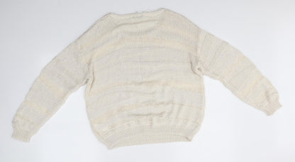 Womens UK Size L H&M Ivory Pullover Jumper