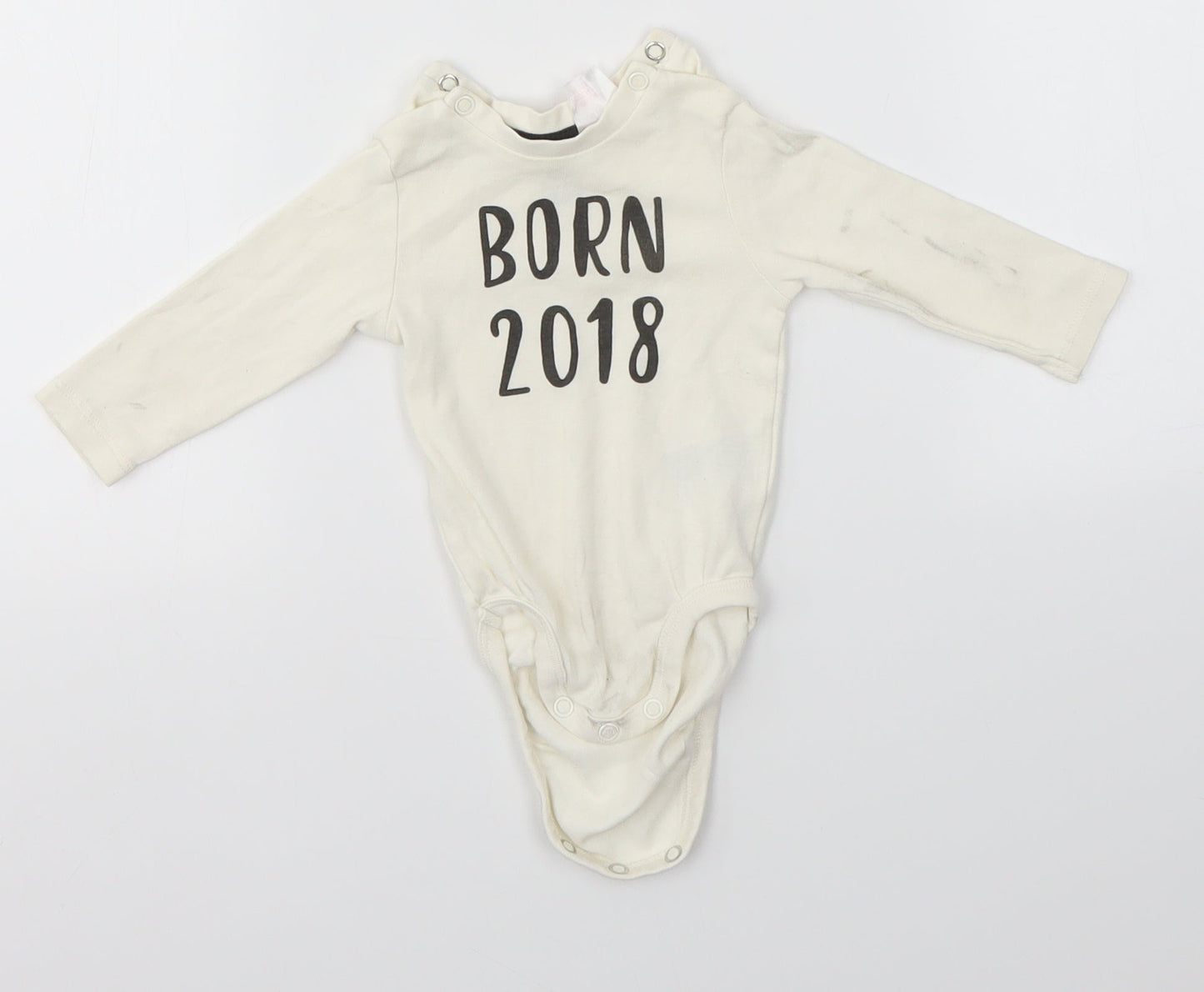 H&M Baby Ivory   Babygrow One-Piece Size 3-6 Months  - 2-4 Months