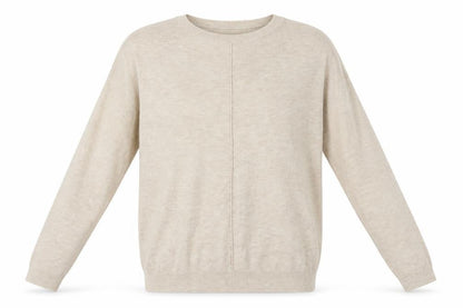 Womens UK Size M M&S Beige Pullover Jumper