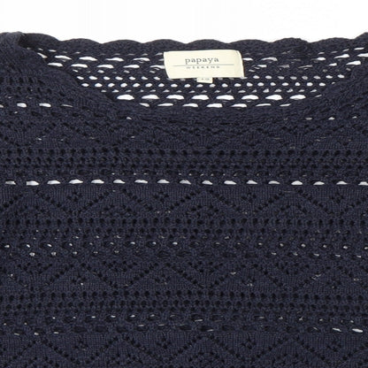 Womens UK Size 12 Matalan Blue Pullover Jumper