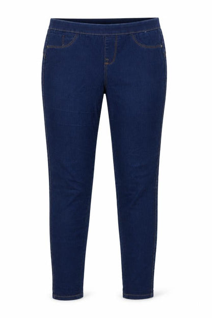 Front view of Denim Co women’s blue jegging jeans, size UK 10, 30-inch leg