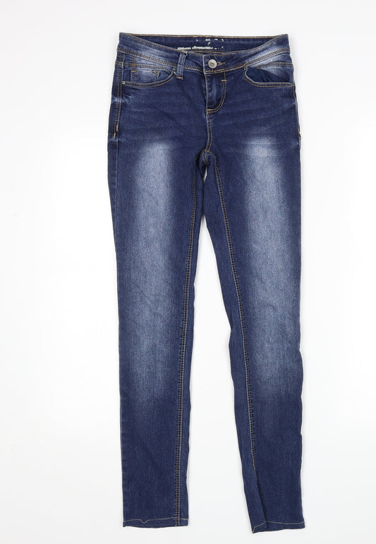 Denim Co Womens Blue   Skinny Jeans Size 6 L28 in