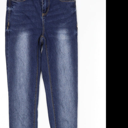 Denim Co Womens Blue   Skinny Jeans Size 6 L28 in