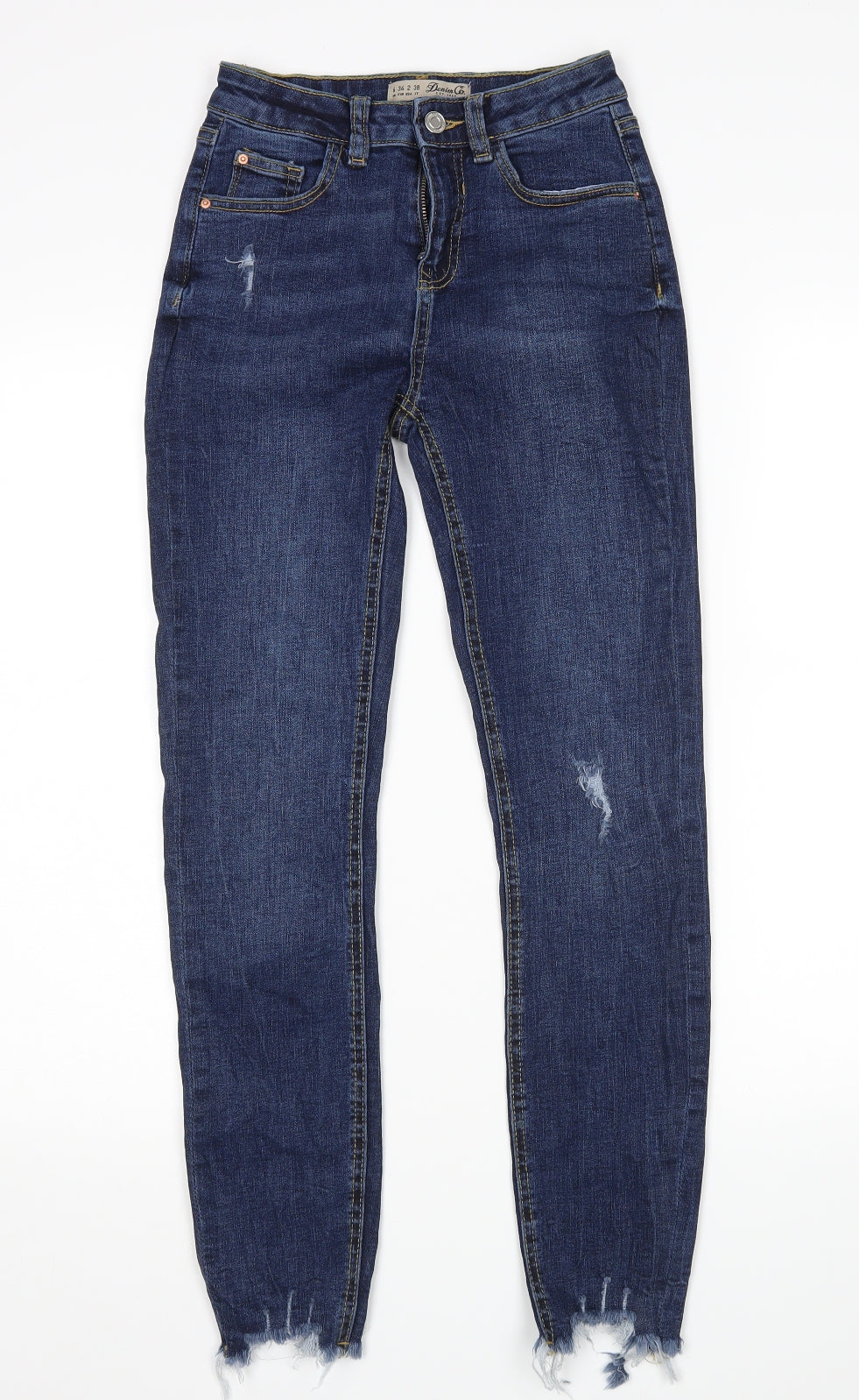 Denim Co Womens Blue   Skinny Jeans Size 6 L27 in