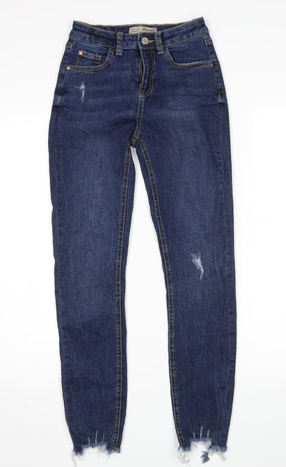 Denim Co Womens Blue   Skinny Jeans Size 6 L27 in