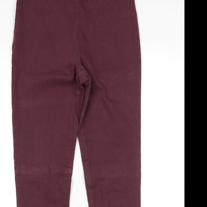 Denim Co Womens Purple   Jegging Jeans Size 8 L29 in