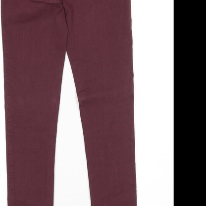 Denim Co Womens Purple   Jegging Jeans Size 8 L29 in