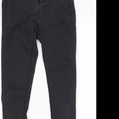 Topshop Womens Black   Skinny Jeans Size 26 L32 in