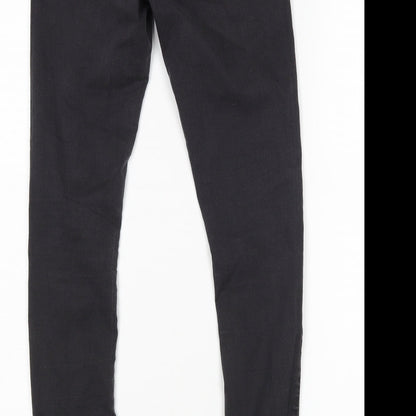 Topshop Womens Black   Skinny Jeans Size 26 L32 in