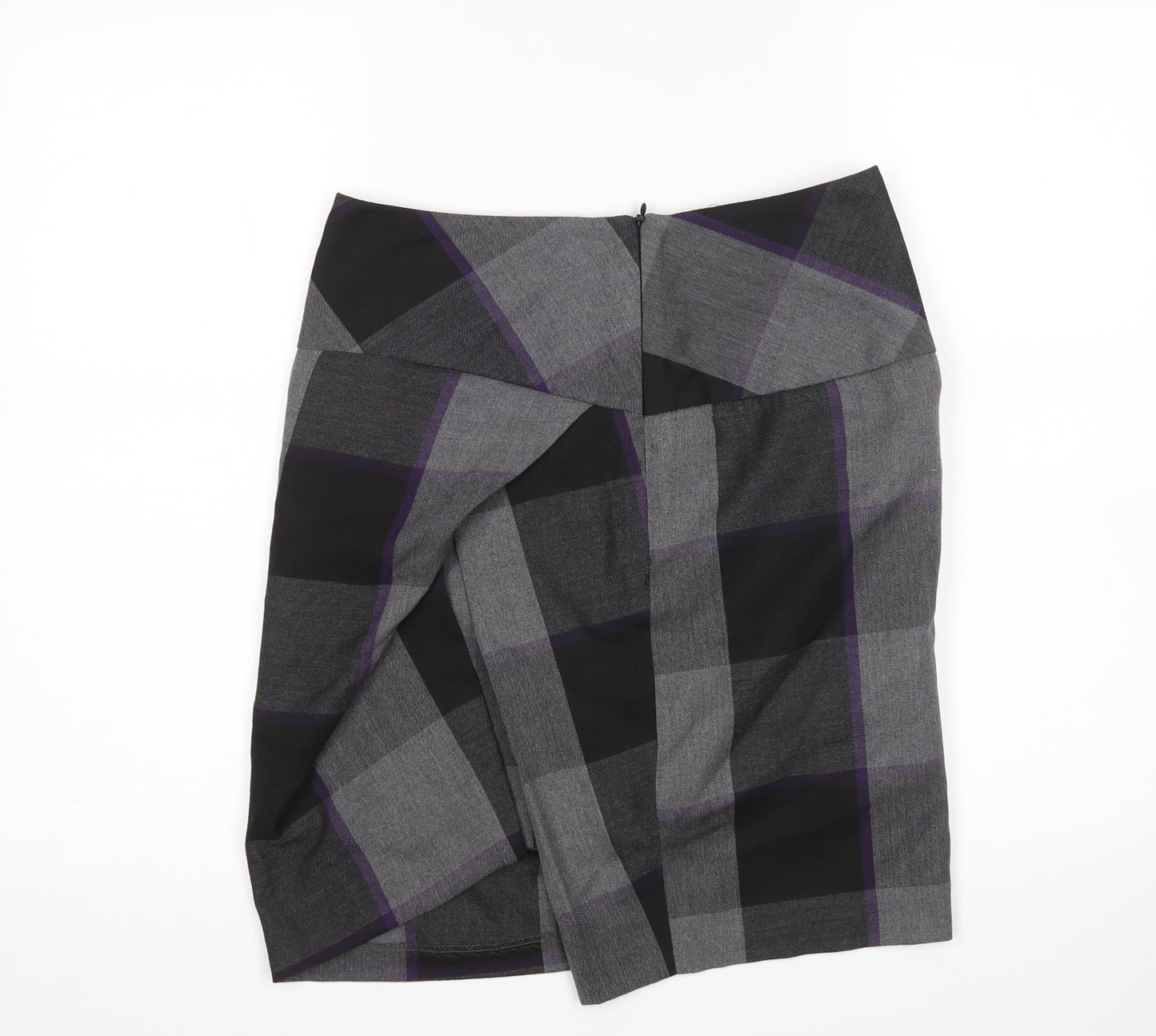 et vous Womens Multicoloured Check  Mini Skirt Size 8