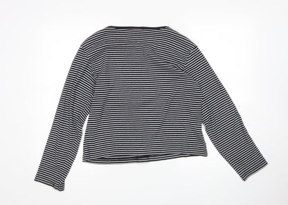 JOIE DE VIURE Womens Multicoloured Striped  Pullover Jumper Size 16