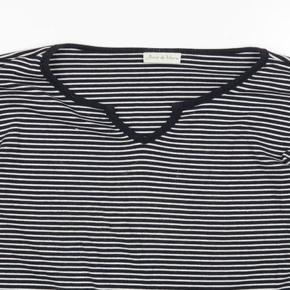 JOIE DE VIURE Womens Multicoloured Striped  Pullover Jumper Size 16