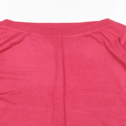 BHS Womens Pink   Pullover Jumper Size 20