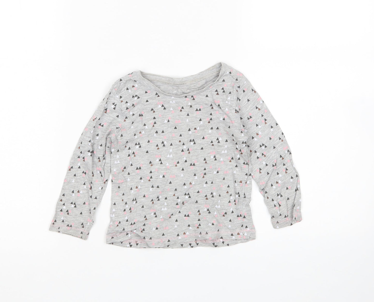 Matalan Girls Multicoloured Polka Dot  Basic T-Shirt Size 12-18 Months