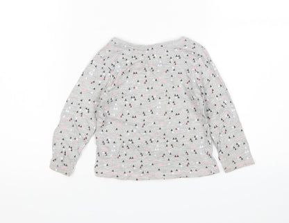 Matalan Girls Multicoloured Polka Dot  Basic T-Shirt Size 12-18 Months
