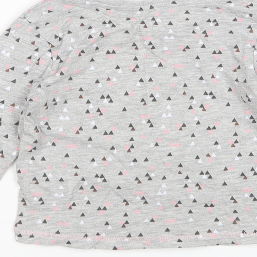 Matalan Girls Multicoloured Polka Dot  Basic T-Shirt Size 12-18 Months