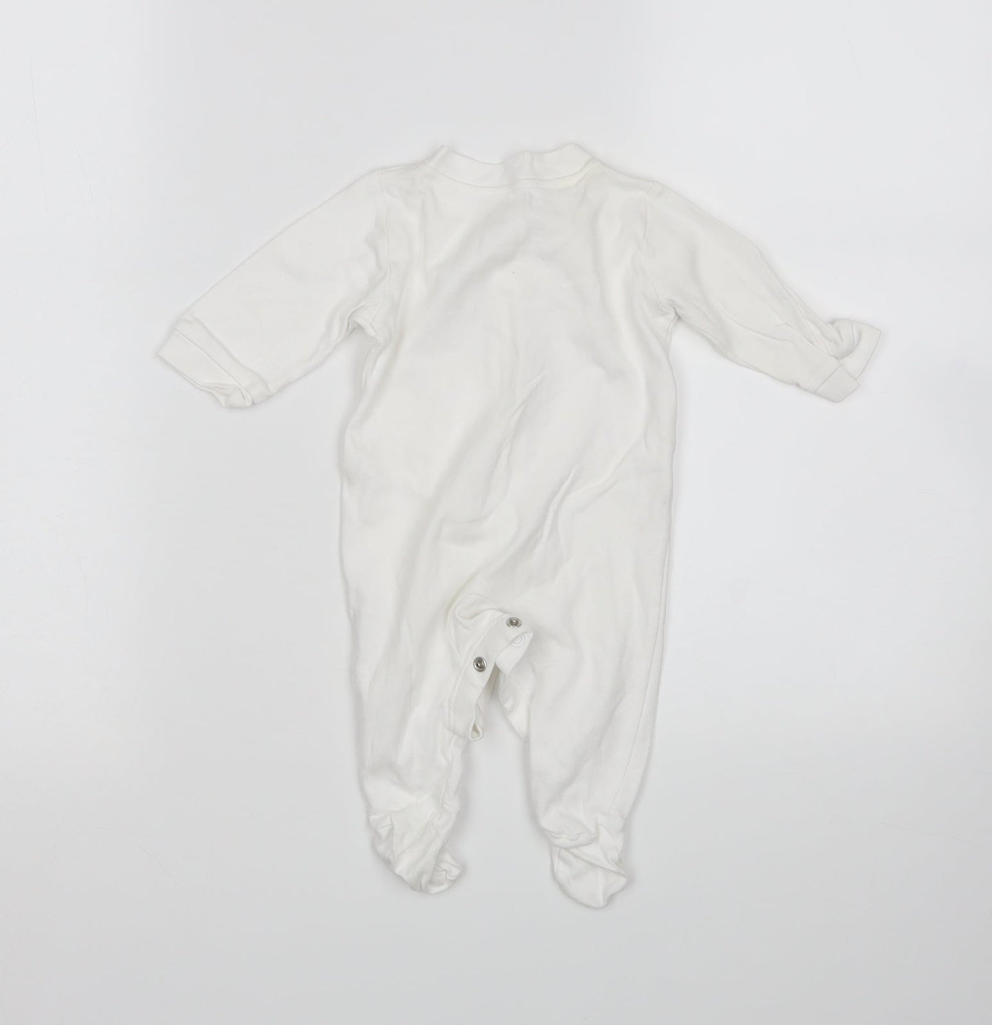 George Baby White   Babygrow One-Piece Size 0-3 Months