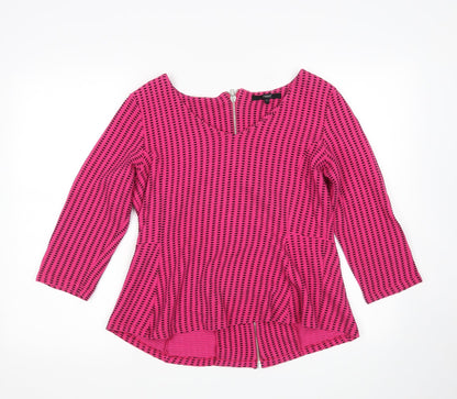 Womens UK Size 14 NEXT Multicoloured Full Zip Jumper