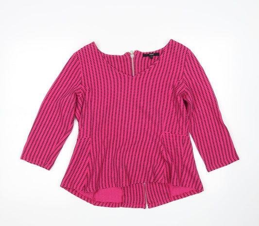 Womens UK Size 14 NEXT Multicoloured Full Zip Jumper