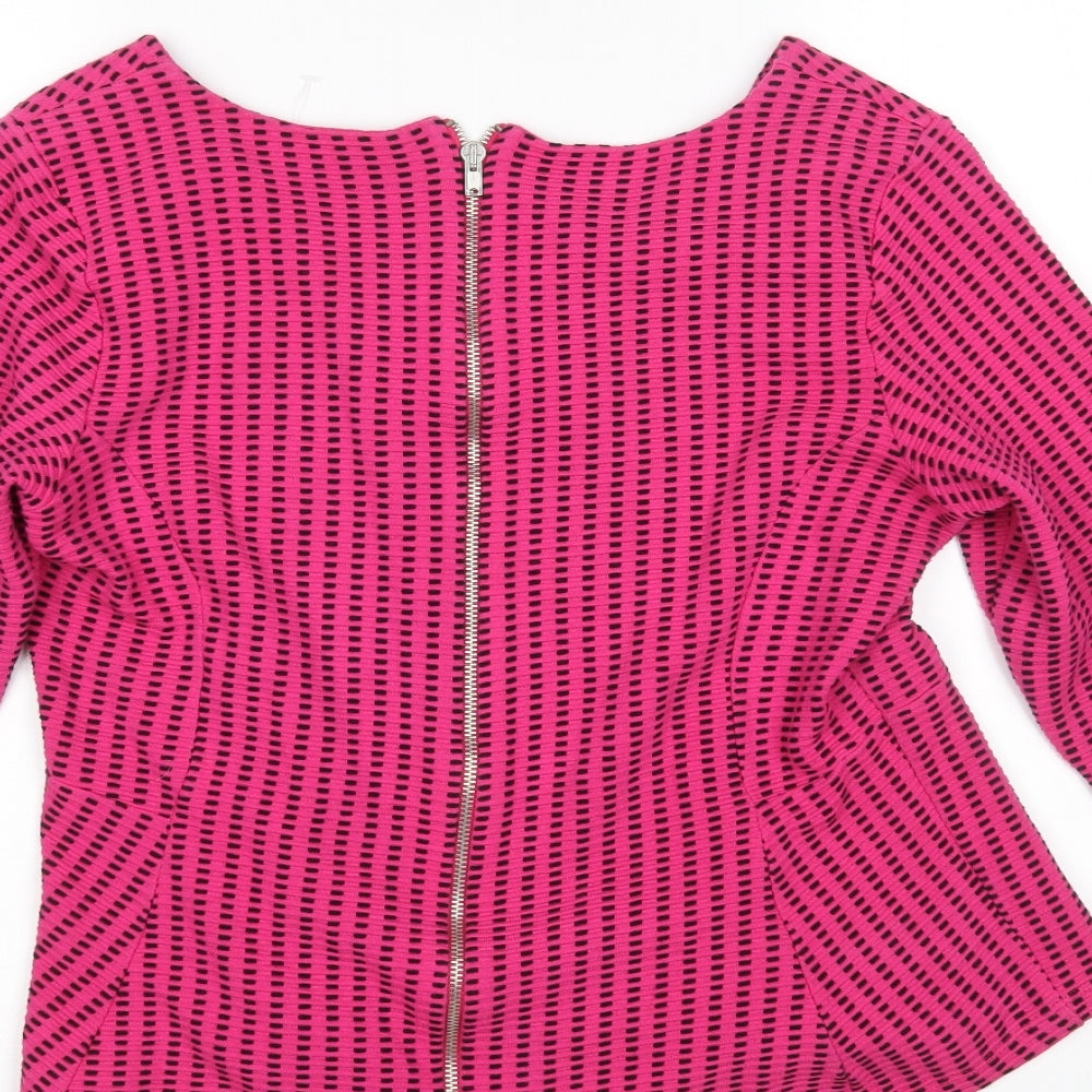 Womens UK Size 14 NEXT Multicoloured Full Zip Jumper