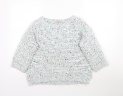 TU Womens Blue  Knit Pullover Jumper Size 10