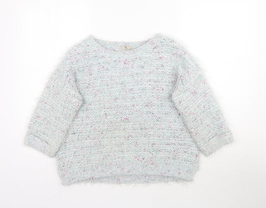 TU Womens Blue  Knit Pullover Jumper Size 10