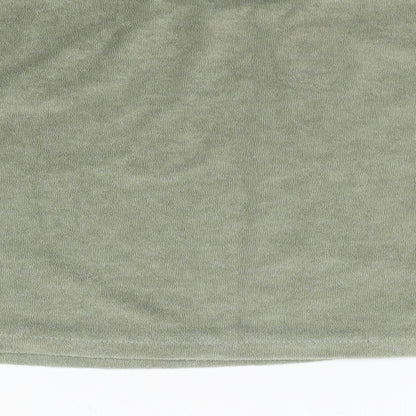Womens UK Size S H&M Green Cropped T-Shirt