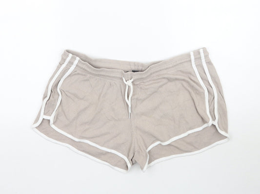 Primark Womens Beige   Sweat Shorts Size L