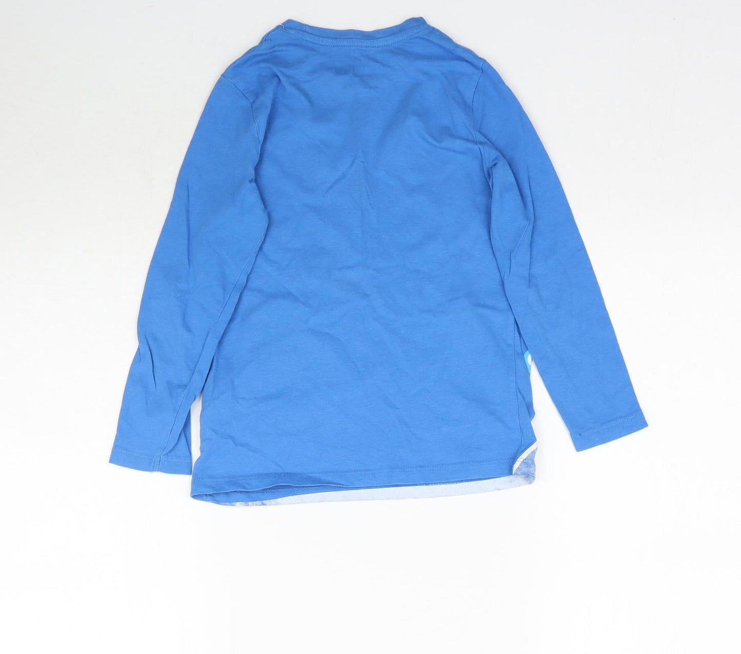 Preworn Boys Blue    Pyjama Top Size 7 Years  - Beyond awesome Alien