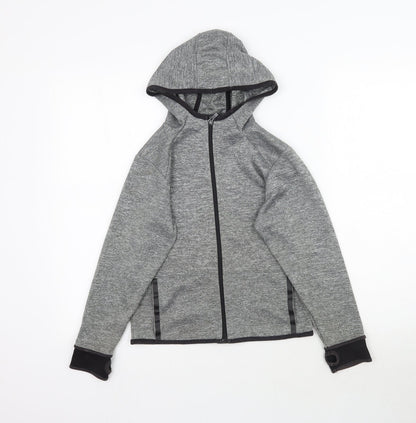 Outlaws Boys Grey   Full Zip Hoodie Size 7-8 Years