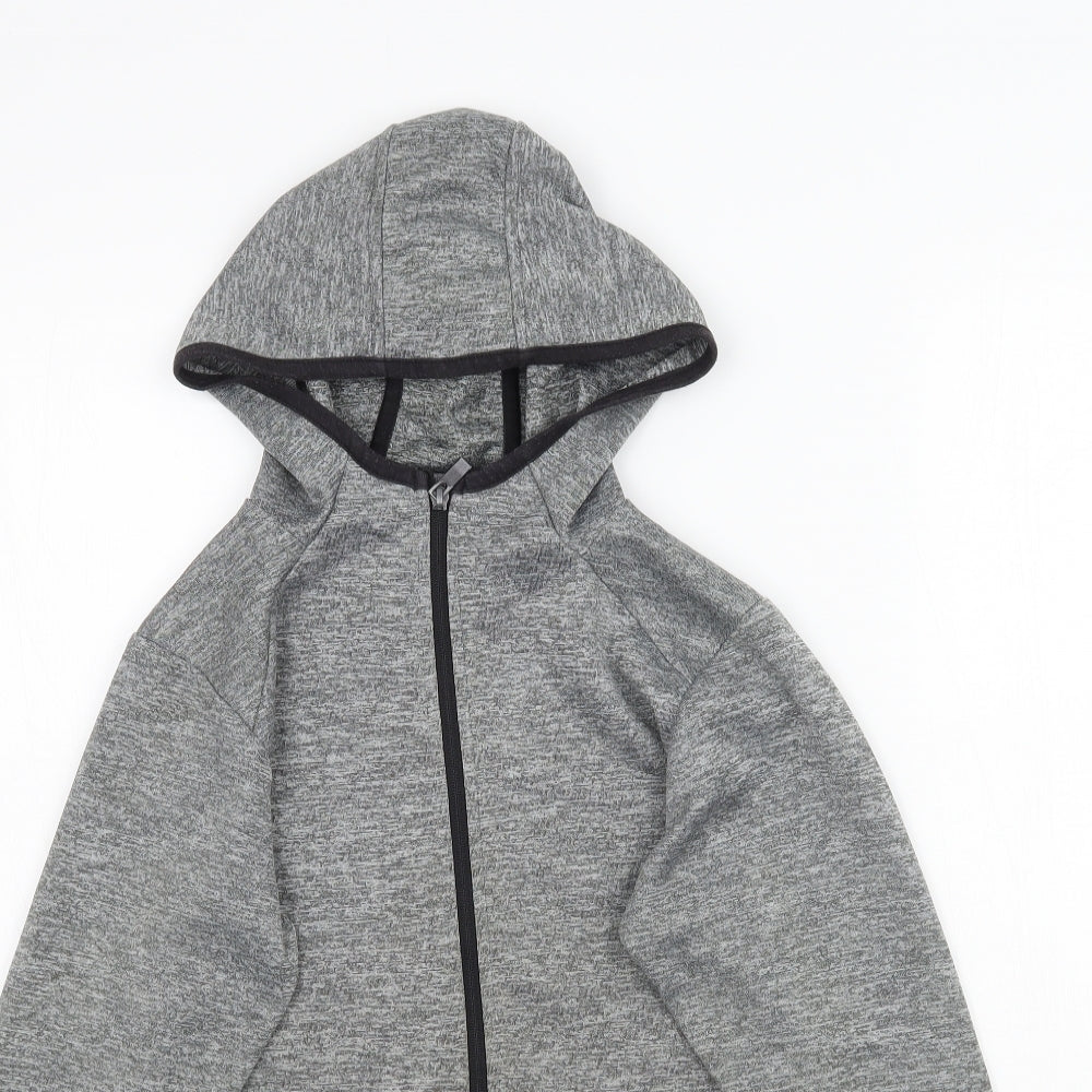 Outlaws Boys Grey   Full Zip Hoodie Size 7-8 Years