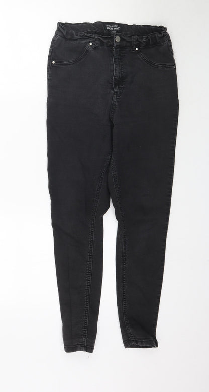 Select Girls Black  Denim Skinny Jeans Size 14 Years