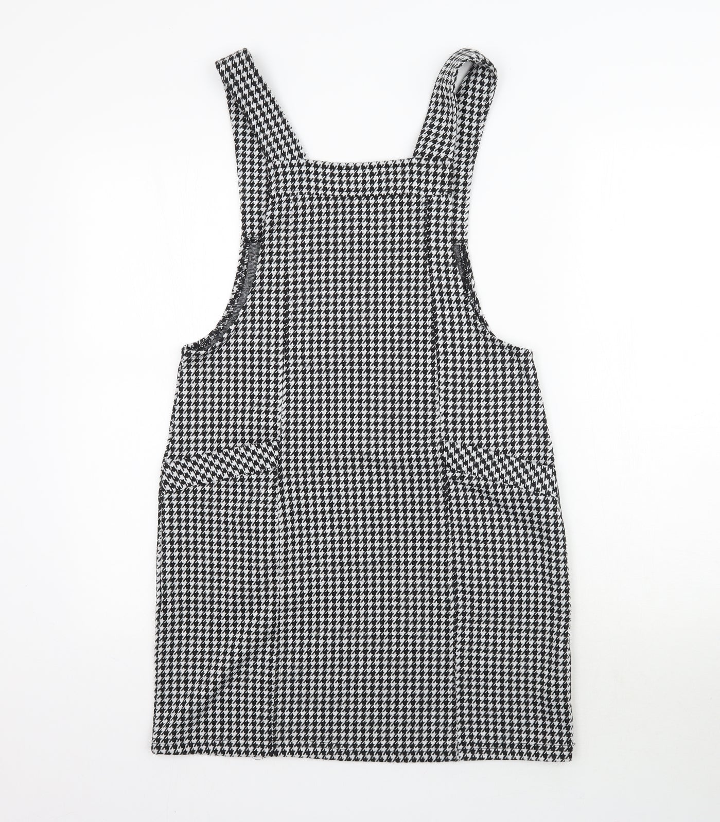 Primark Womens Black Houndstooth  Pencil Dress  Size 6