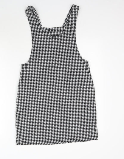 Primark Womens Black Houndstooth  Pencil Dress  Size 6