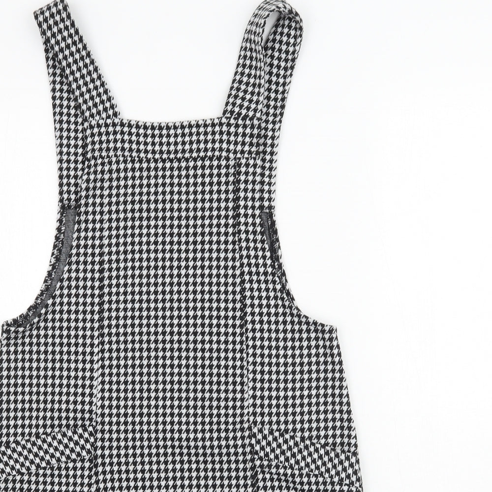 Primark Womens Black Houndstooth  Pencil Dress  Size 6