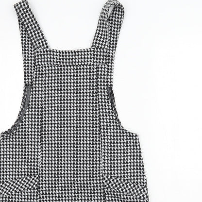 Primark Womens Black Houndstooth  Pencil Dress  Size 6