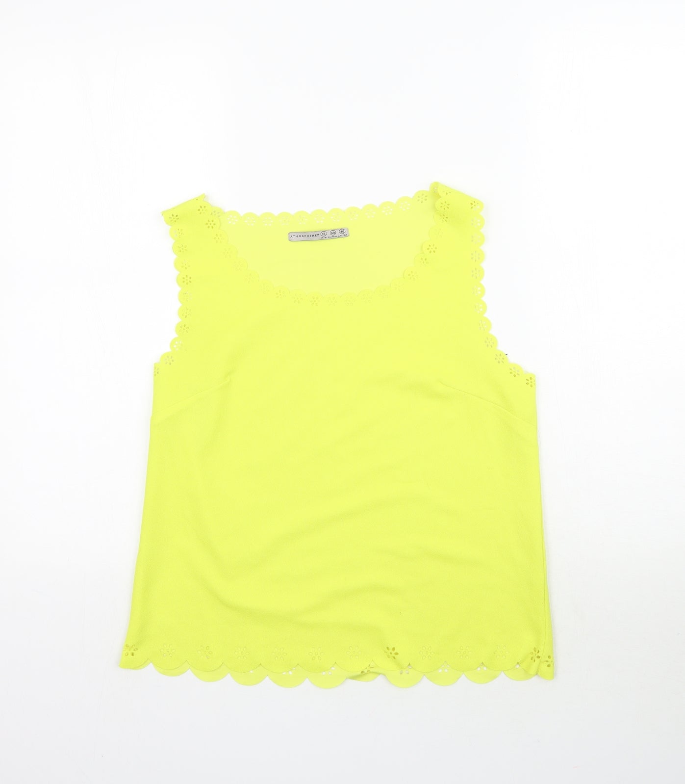 Atmosphere Womens Yellow   Basic Blouse Size 12
