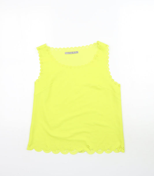 Atmosphere Womens Yellow   Basic Blouse Size 12