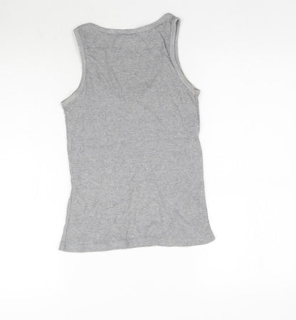 Womens UK Size 12 Atmosphere Grey Basic Tank