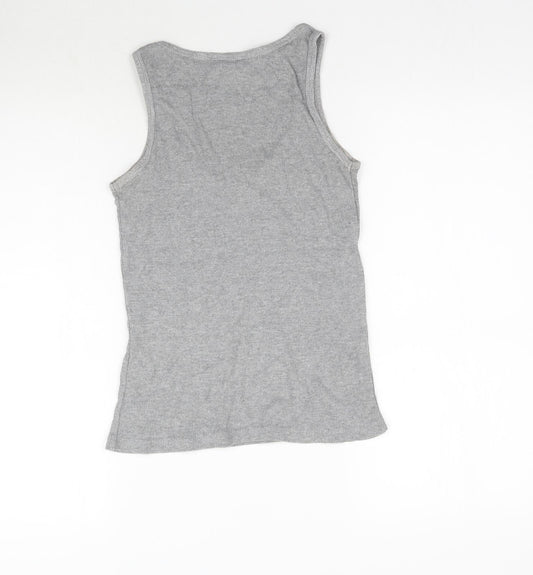 Womens UK Size 12 Atmosphere Grey Basic Tank