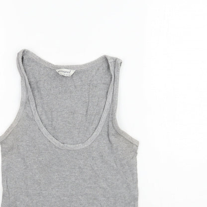 Womens UK Size 12 Atmosphere Grey Basic Tank
