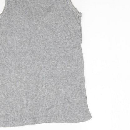 Womens UK Size 12 Atmosphere Grey Basic Tank
