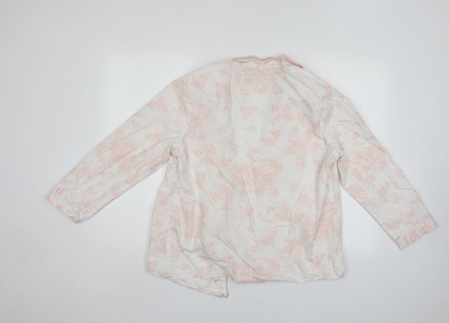 M&Co Womens Pink Floral  Top Nightshirt Size 12
