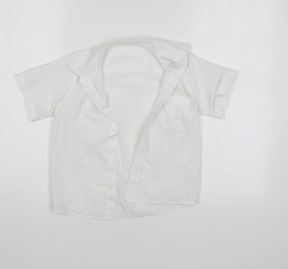 TU Girls White   Basic Button-Up Size 5 Years