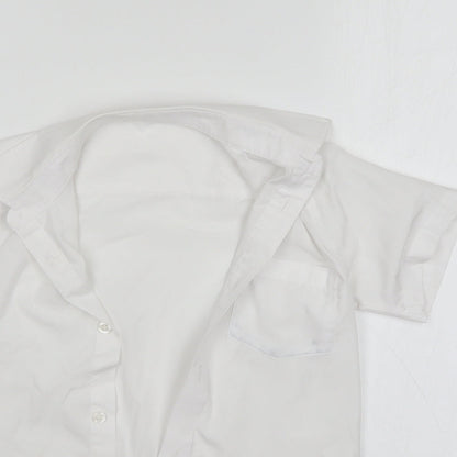 TU Girls White   Basic Button-Up Size 5 Years