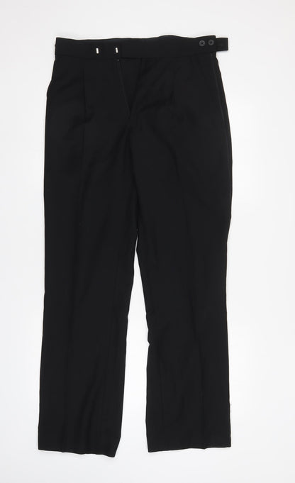 VOEUT Womens Black   Trousers  Size 12 L32 in